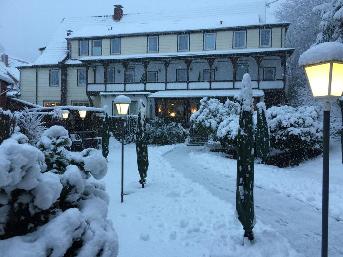 Hotel Glueck Auf & Buergerkeller Bad Grund Kültér fotó